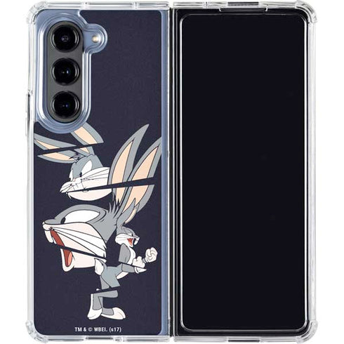 Looney Tunes Bugs Bunny Sliced Galaxy Z Fold5 5G Clear Case
